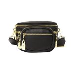 sac banane noir et doré