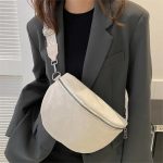 sac blanc en daim pour femme