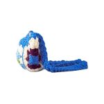 sac bandoulière bleu crochet
