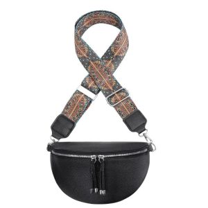 sac banane noir femme