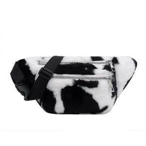 sac banane en fourrure