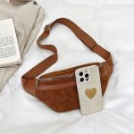 sac ceinture chic en velours
