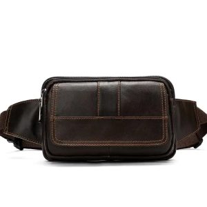 sacoche banane homme en cuir
