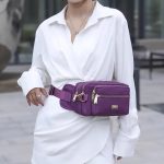 sac banane tendance violet