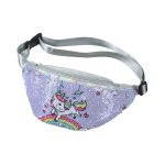 sac banane licorne paillette
